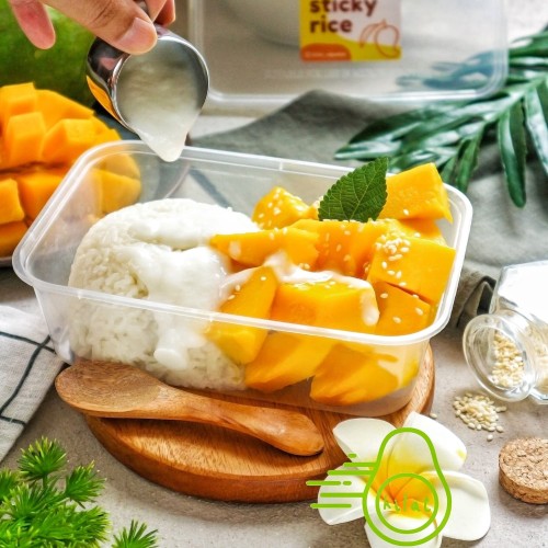 

Dessert Mango Sticky Rice / Ketan Mangga