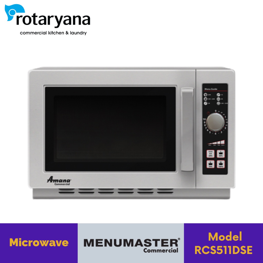 Microwave Oven Commercial Brand Menumaster Model RCS511DSE