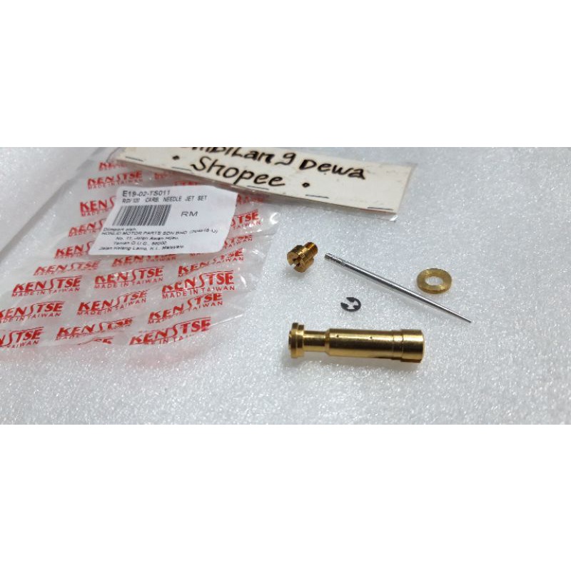 needle jet  rumah main jet spuyer jarum karburator carburator satria 2 tak hiu lumba RGX 6speed
