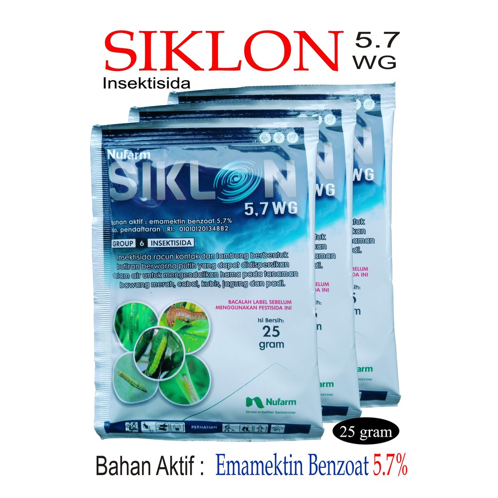 Insektisida SIKLON Bahan Aktif Emamektin Benzoat 5,7%