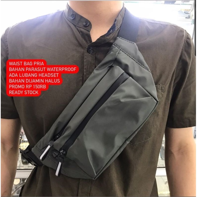 waist bag cowok keren uyy diborong