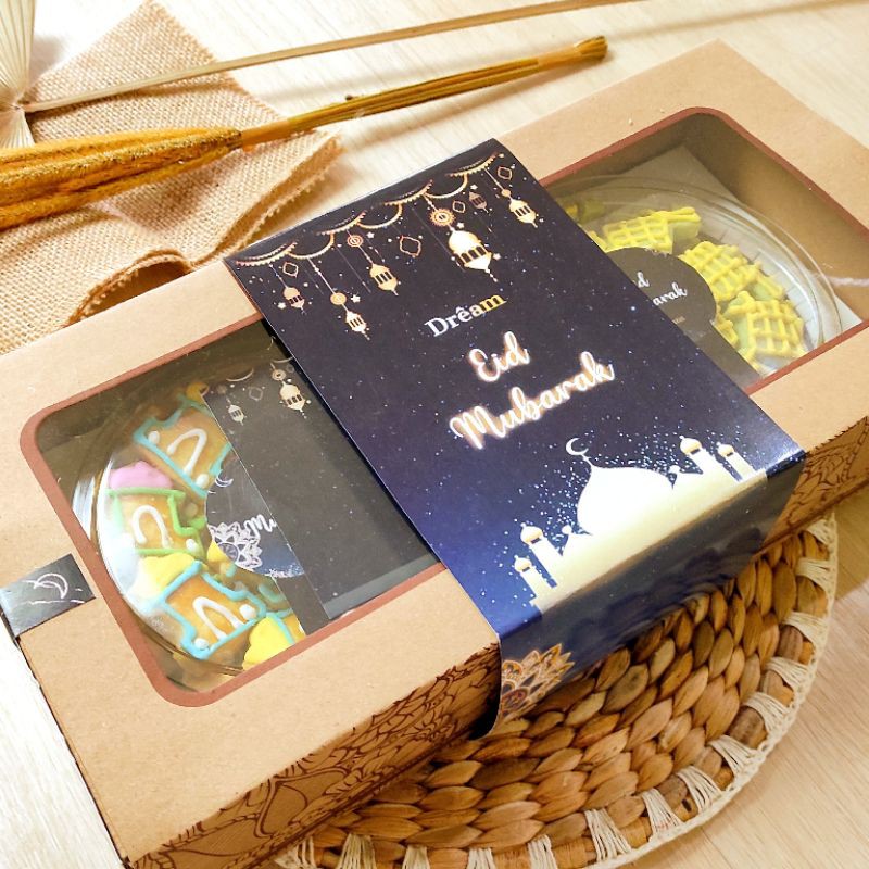 HAMPERS LEBARAN PREMIUM SLIDING BOX ISI 2 TOPLES @350 GR