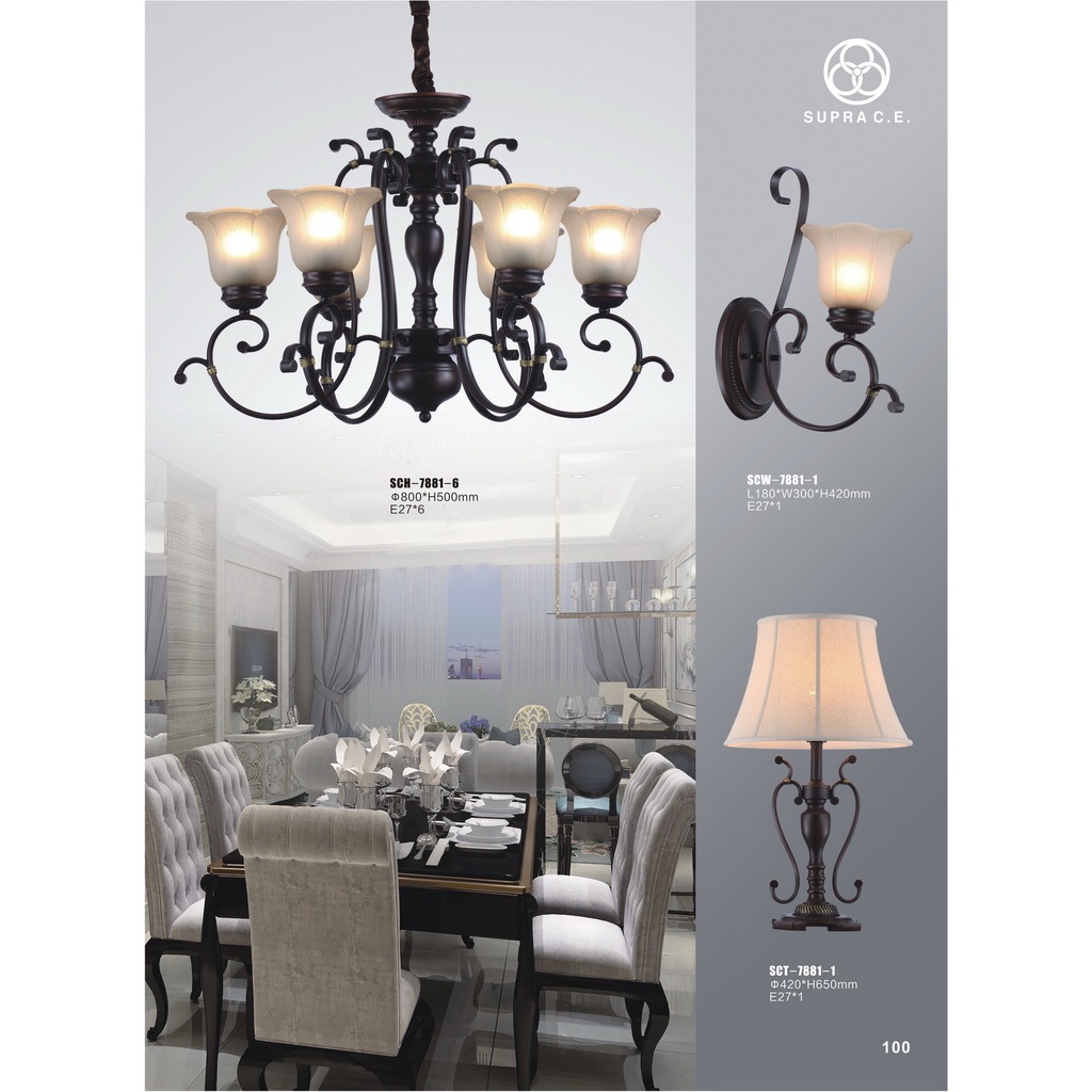 Lampu Gantung Model Klasik Antik Hias Ruang Tamu 7881