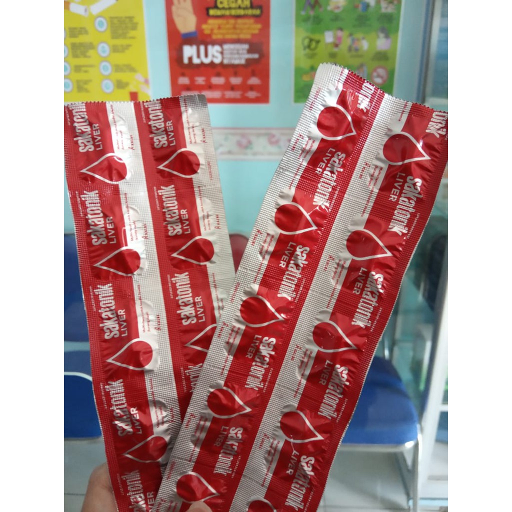 SAKATONIK LIVER 10 TABLET/VITAMIN PENAMBAH DARAH