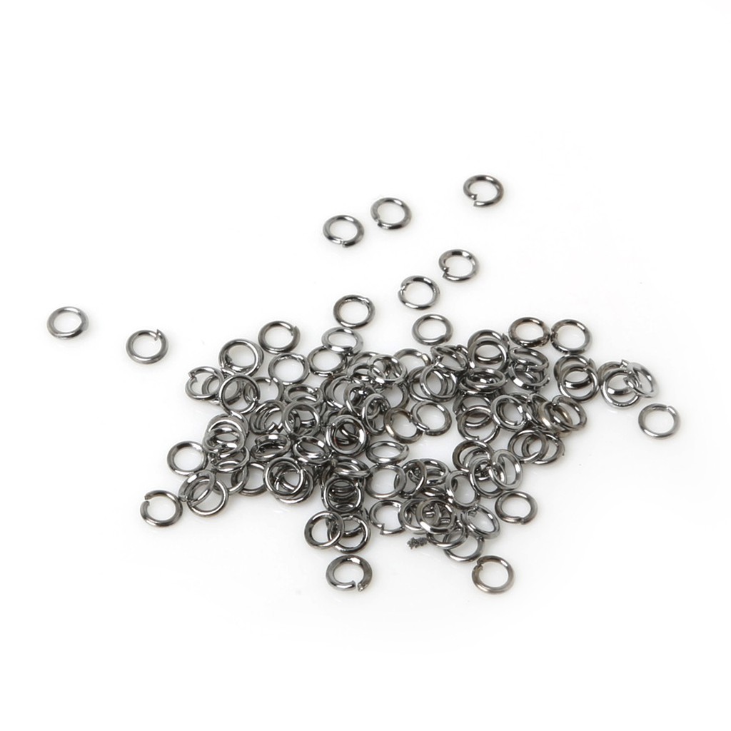 500pcs / Lot Cincin Terbuka Bahan Alloy Ukuran 0.5x3mm Untuk Perhiasan Diy