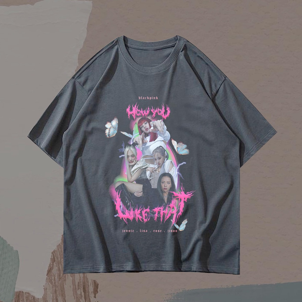 Kaos Band BLACKPINK T-Shirt Oversize Vintage