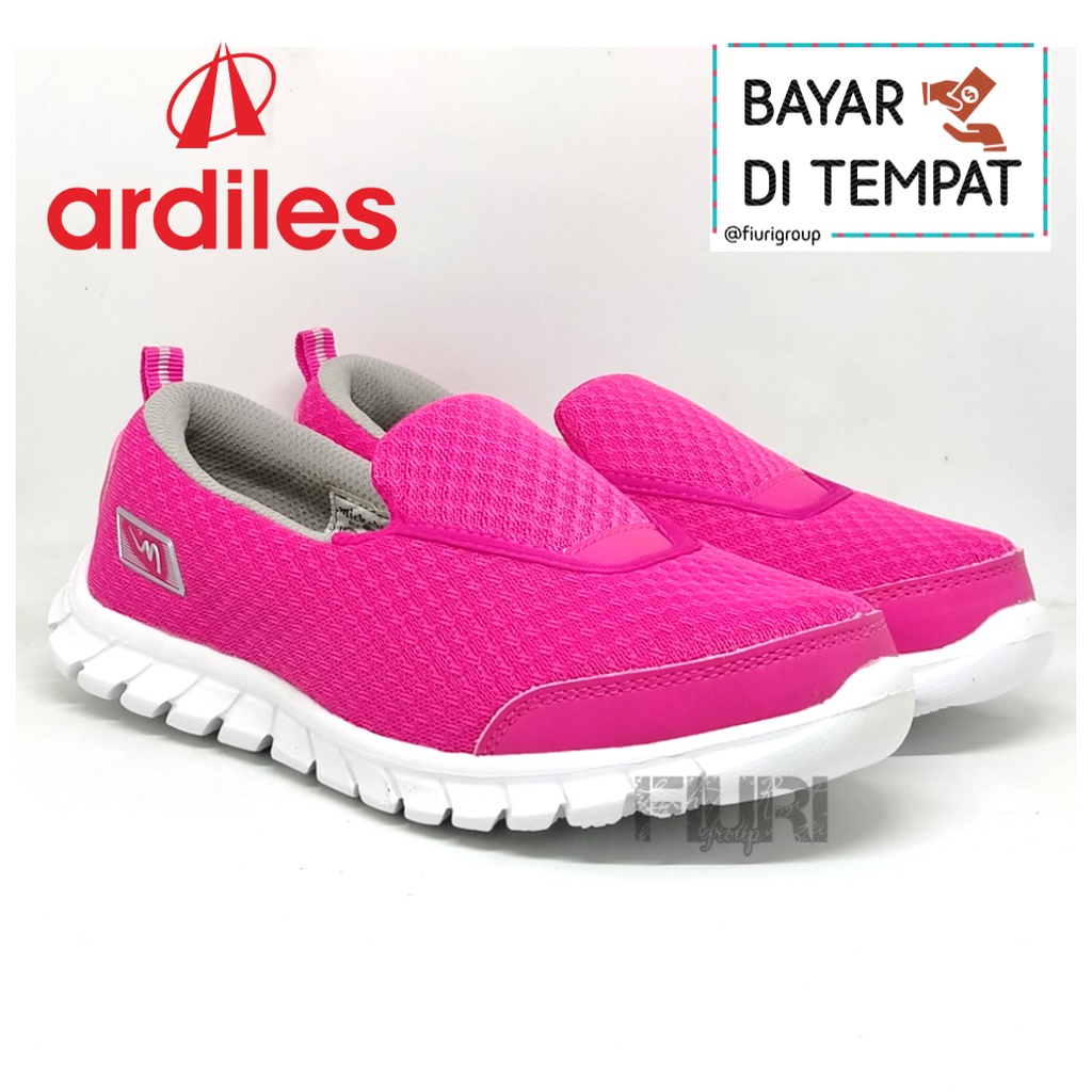 FIURI - Ardiles Original - LIVVI 37-40 PINK FUCHSIA - Sepatu Sneakers Wanita - Sepatu Kets Wanita - Sepatu Slip On Wanita - Sepatu Casual Wanita - Sepatu Senam Wanita - Sepatu Olahraga Wanita - Sepatu Anak Perempuan - Sepatu Ardiles - Sepatu Promo