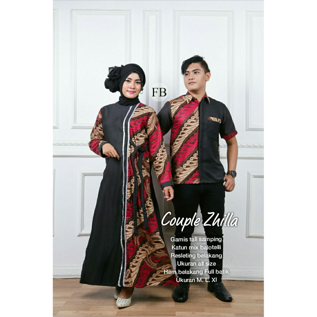 GROSIR BATIK GAMIS COUPLE ZHILLA