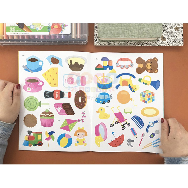 STICKER Activity Book Buku Stiker Anak bilingual English Mandarin Ready Stock