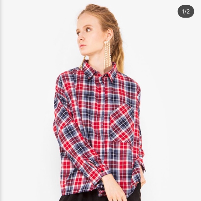 Cotton Ink Red Plaid Devon
