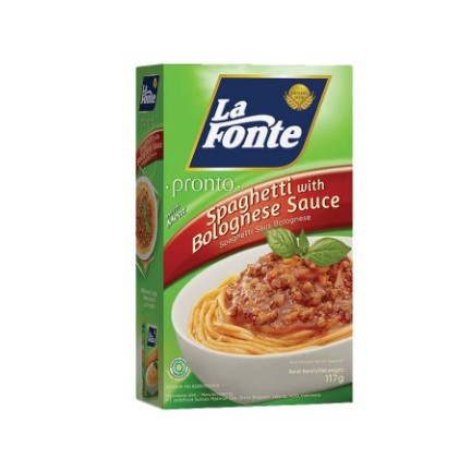 

La Fonte Spaghetti With Bolognese Sauce 117g