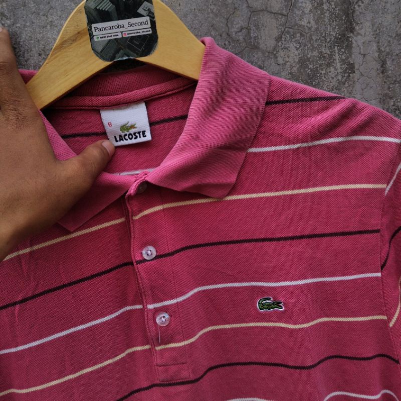 kaos Lacoste bekas second preloved branded
