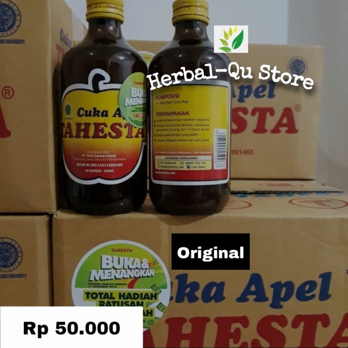 

Jual Cuka Apel Tahesta 320 Ml Original | Apple Cider Vinegar Tahesta