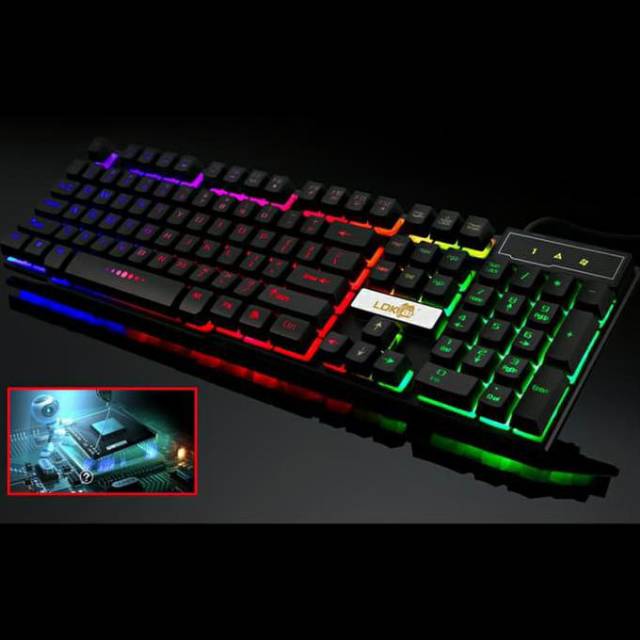 Terbaik Gaming Keyboard RGB LED - R260