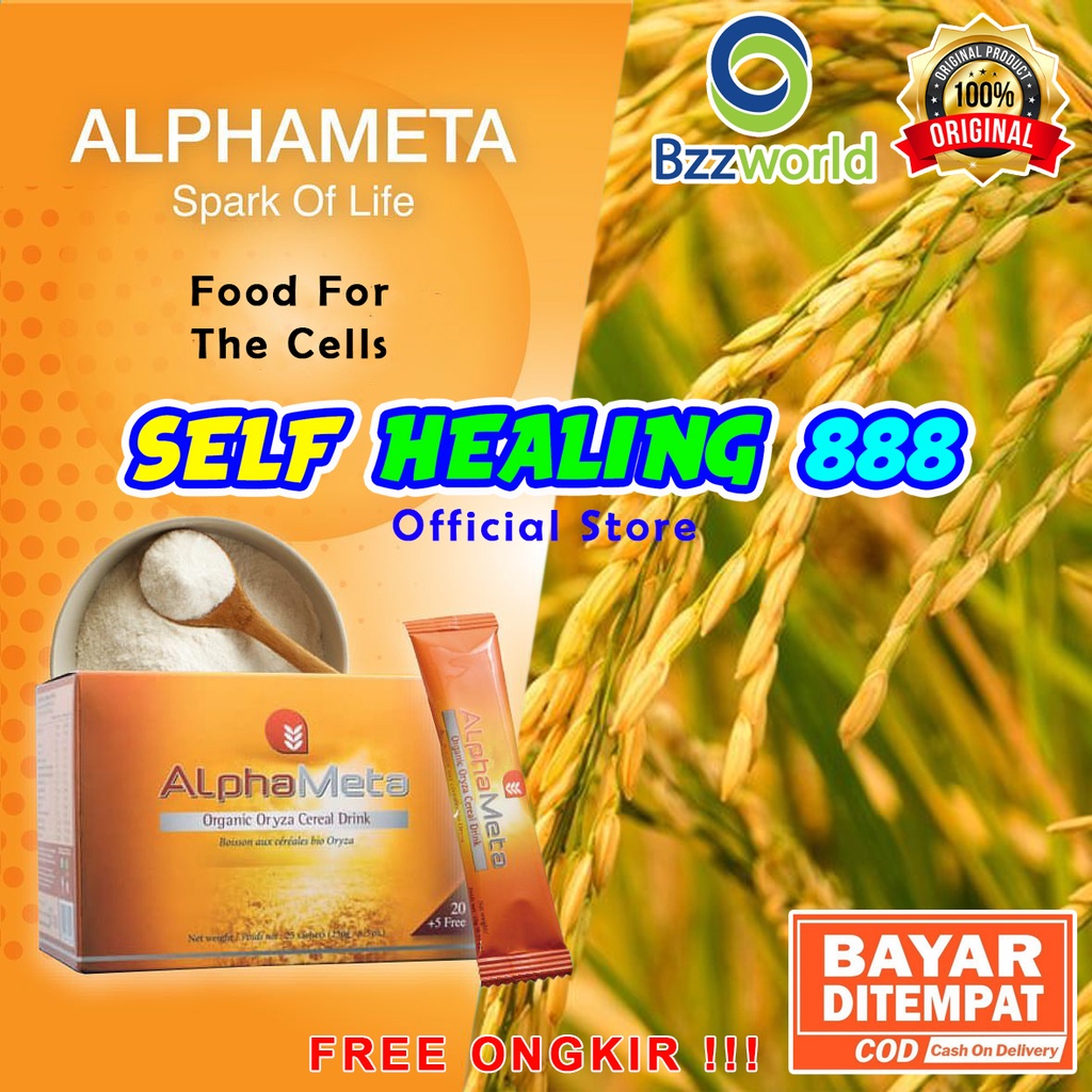 1 Box AlphaMeta (Isi 25 Sachet) / AlphaMeta Original / AlphaMeta Nutrisi Sel Tubuh