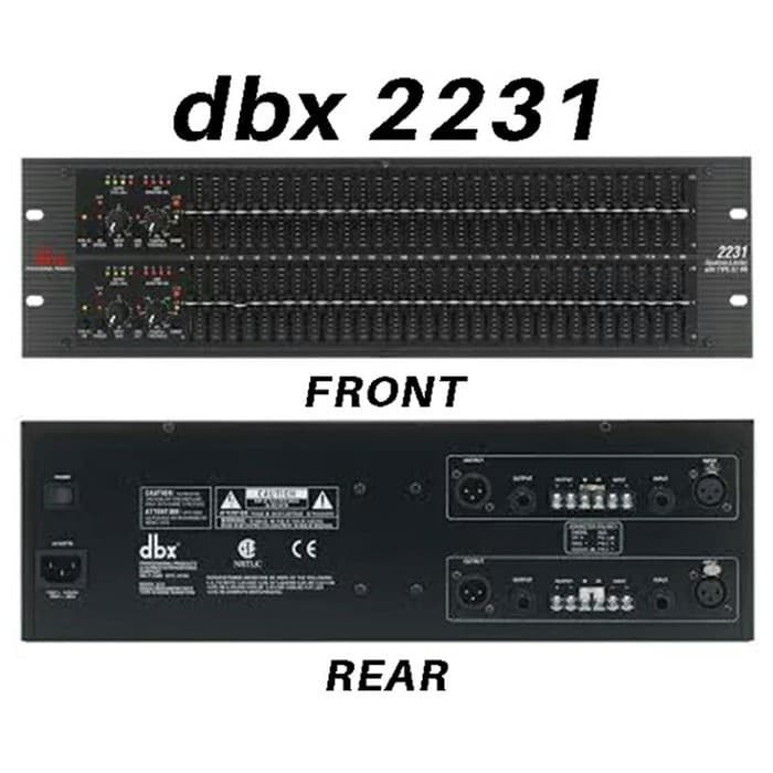 Equalizer dbx2231 grade A dbx 2231/ dbx-2231