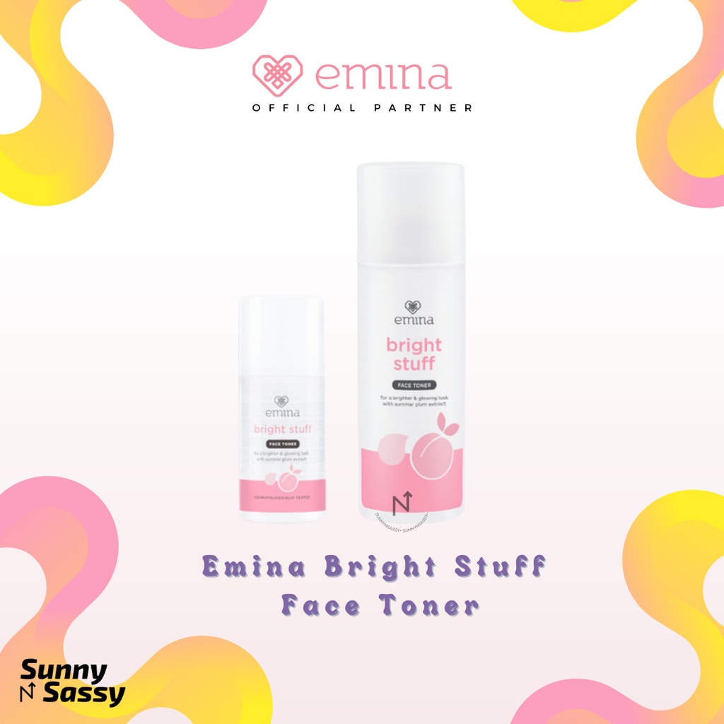 Jual Emina Bright Stuff Face Toner 50ml & 100ml | Shopee Indonesia