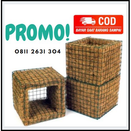 Pot Sabut Kelapa Anggrek Kotak Harga Murah Untuk Anggrek