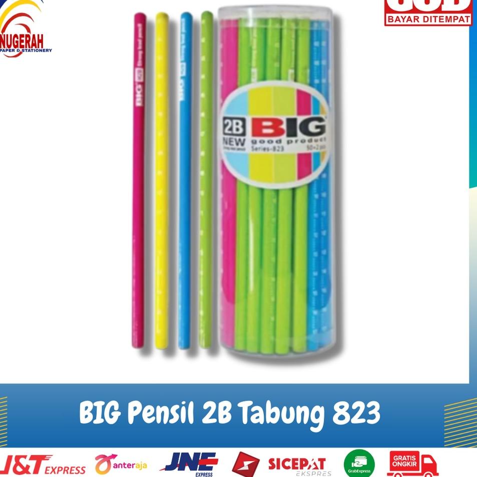 

Murah Hari ini BIG Pensil 2B Tabung 823 (PAK50)