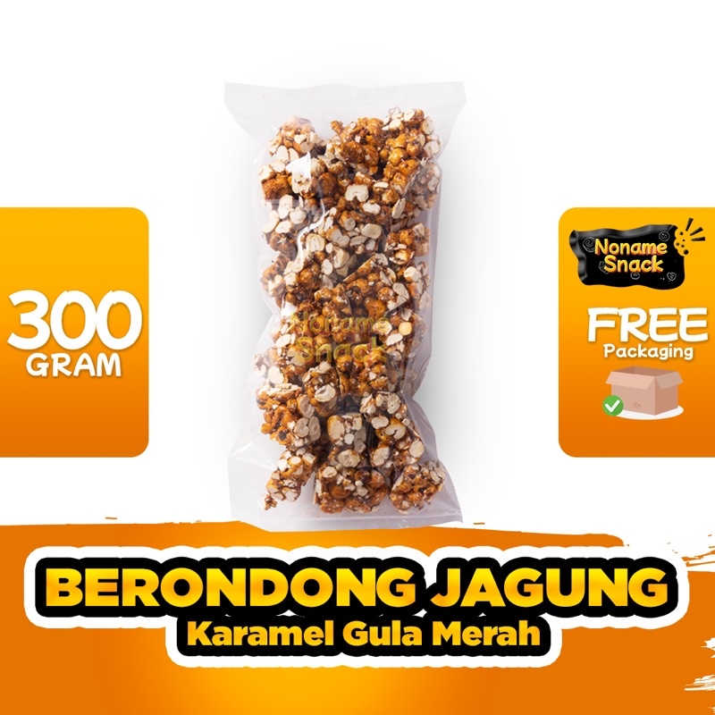 NoName Snack - Popcorn Caramel Berondong Jagung Karamel Gula Merah