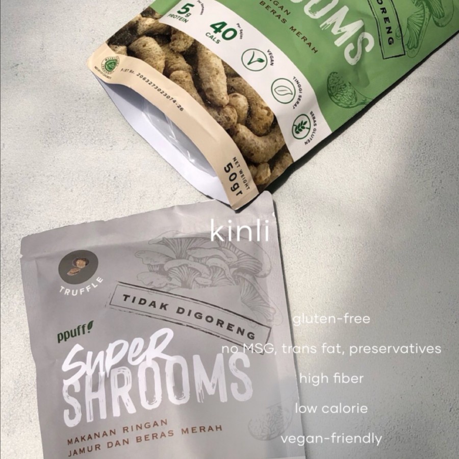 super shrooms ppuff truffle sour cream onion vegan snack gluten free