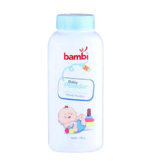 Bambi Baby Powder with Licorice &amp; Chamomile - Woody Powdery 100gr