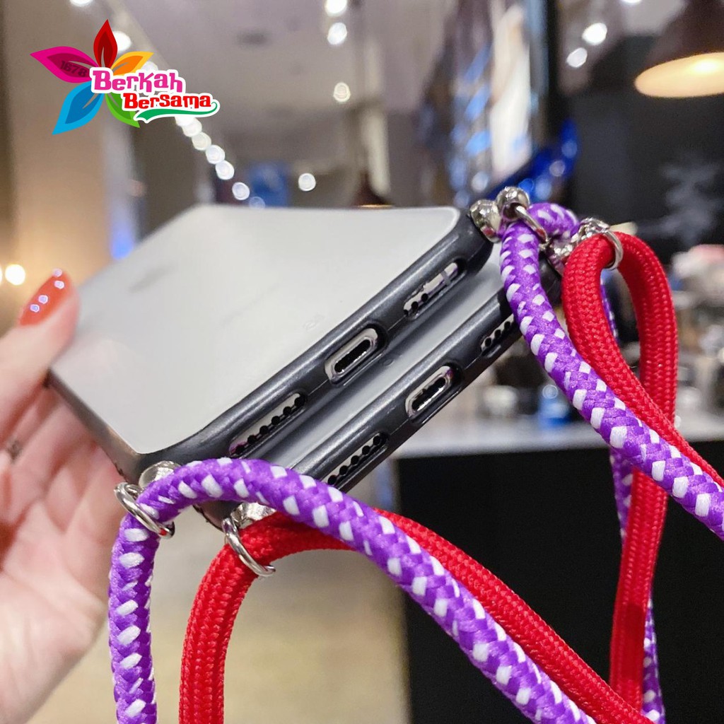 SOFTCASE SLINGCASE LANYARD FUZE REALME C1 C2 C3 C11 C12 BB3061