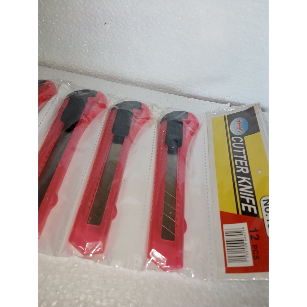 

Cutter transparan kecil dan besar /12pcs cutter/alat potong/silet tajam