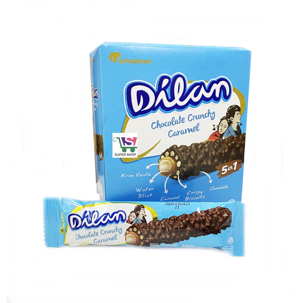 Dilan Chocolate Crunchy Caramel (isi 12 pcs) Cokelat