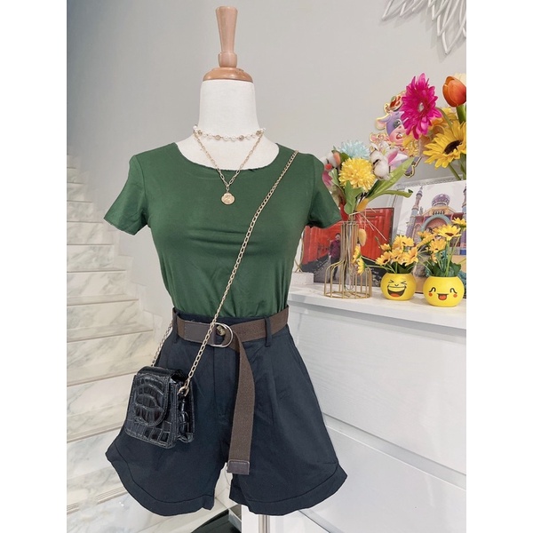 croptop amora  polos wanita import.kaos pendek korean import .crop murah spandek halus ,croptop murah