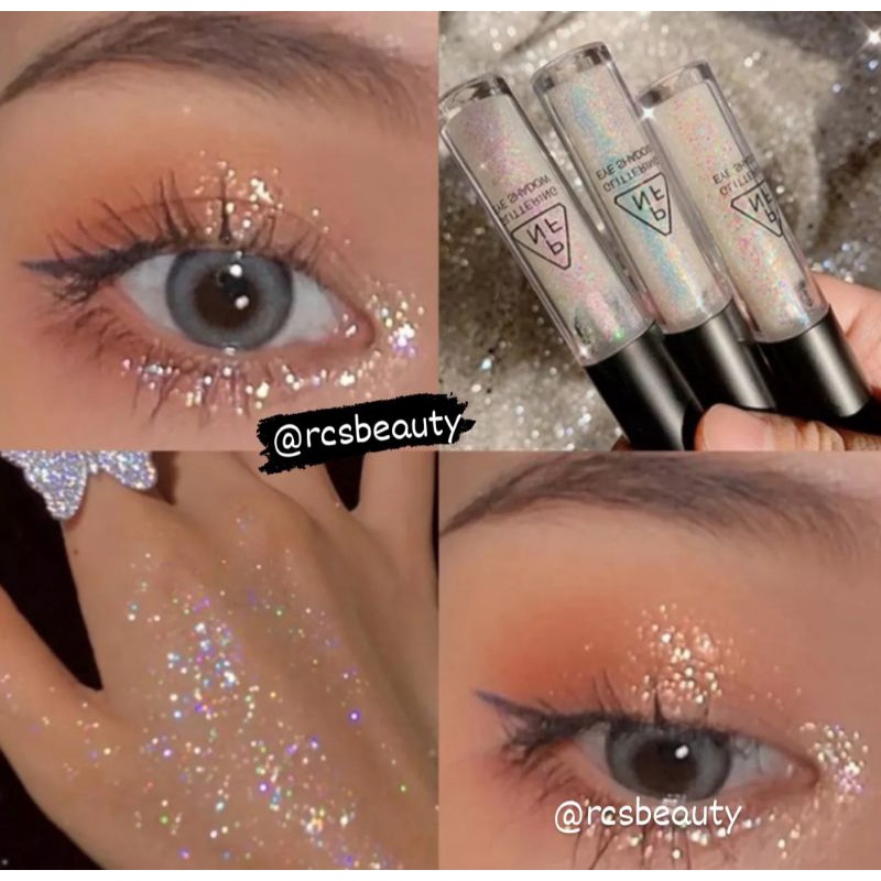rcsbeauty ✔️ Eyeshadow cair glitter shimmer PNF