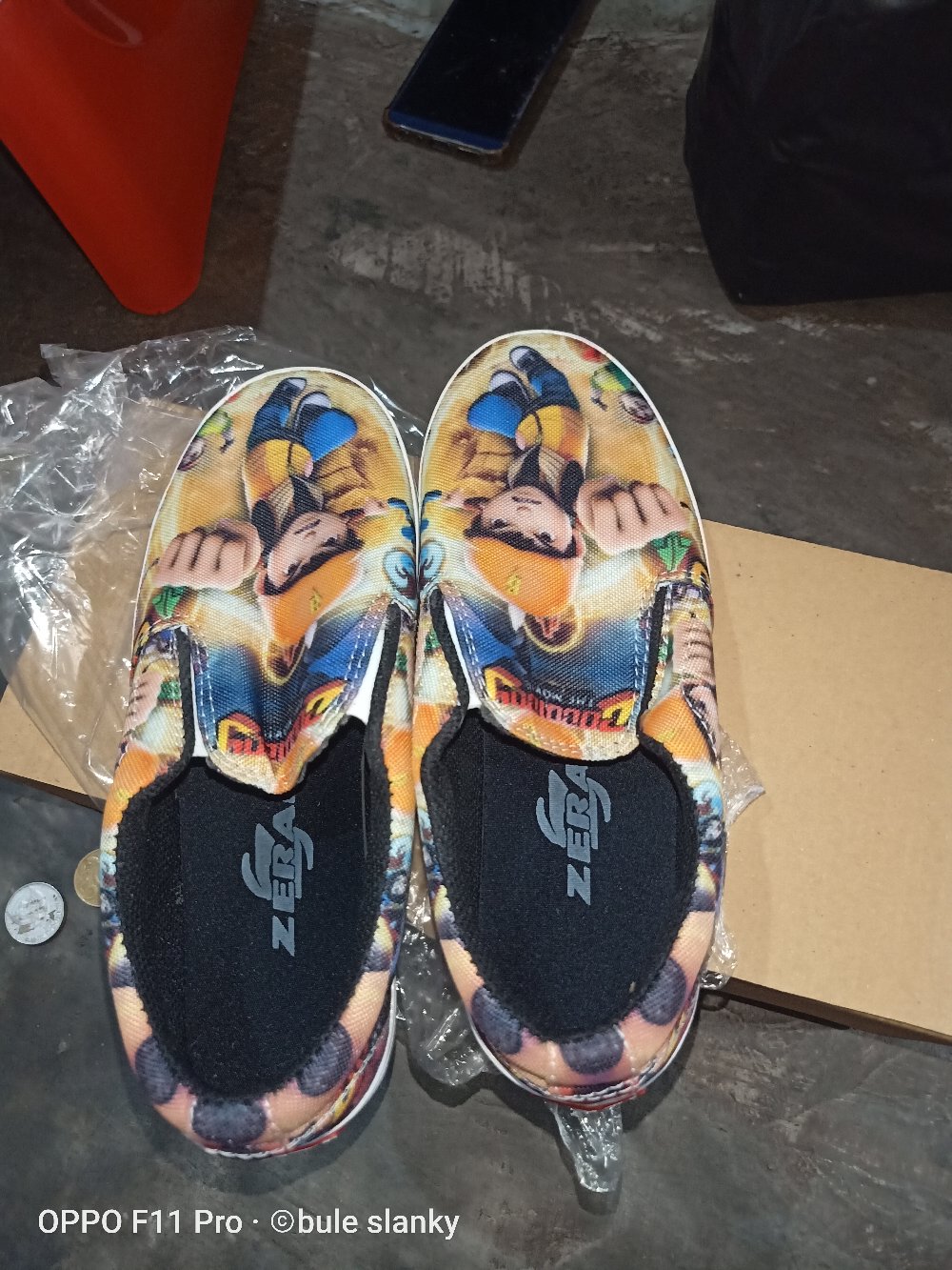 SEPATU ANAK LAKI-LAKI MOTIF MODEL VANS SLIP ON TANPA TALI