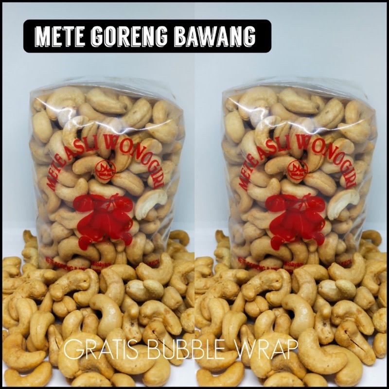 

KACANG METE MEDE GORENG RASA BAWANG 500 gr