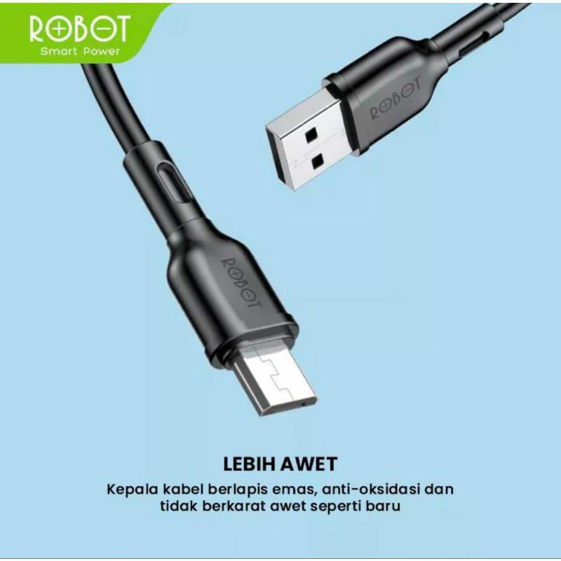 KABEL FAST CHARGING CAS KABEL DATA ROBOT TYPE MICRO USB FAST CHARGING