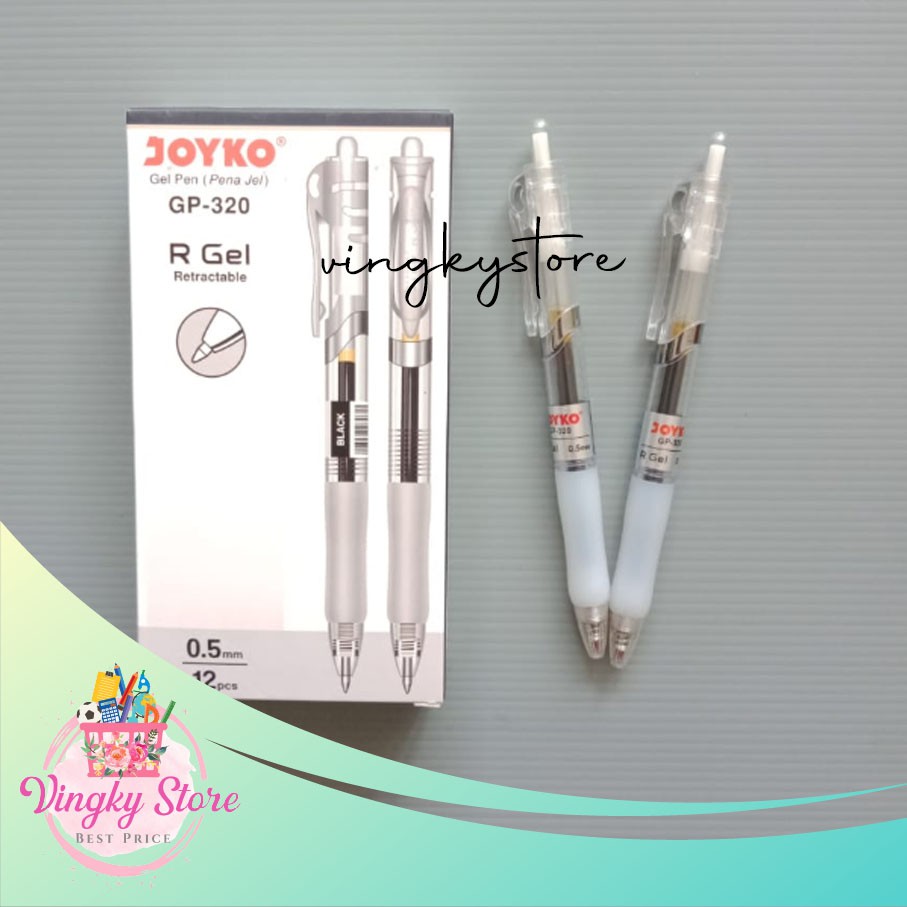 Jual Gel Pen Pulpen Joyko Gp 320 R Gel 0 5 Mm 1pc Shopee Indonesia