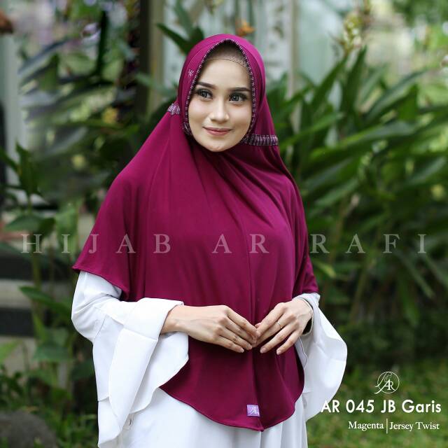 Hijab Arrafi 045 Jumbo Garis