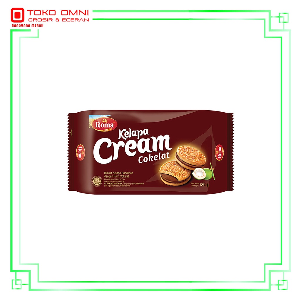 

ROMA KELAPA CREAM COKELAT 189g