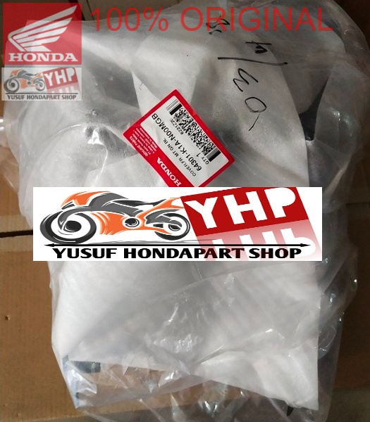 COVER LAMPU HITAM DOFF NEW HONDA BEAT LED K1A 64301-K1A-N00MGB ORI AHM