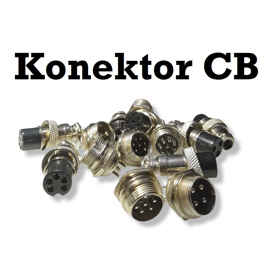 [HAEBOT] Jack Konektor Connector CB 2 3 4 5 6 7 8 Pin Male Female GX16 16mm Plug Socket Aviation CNC Panel Kontrol Colokan Sinyal