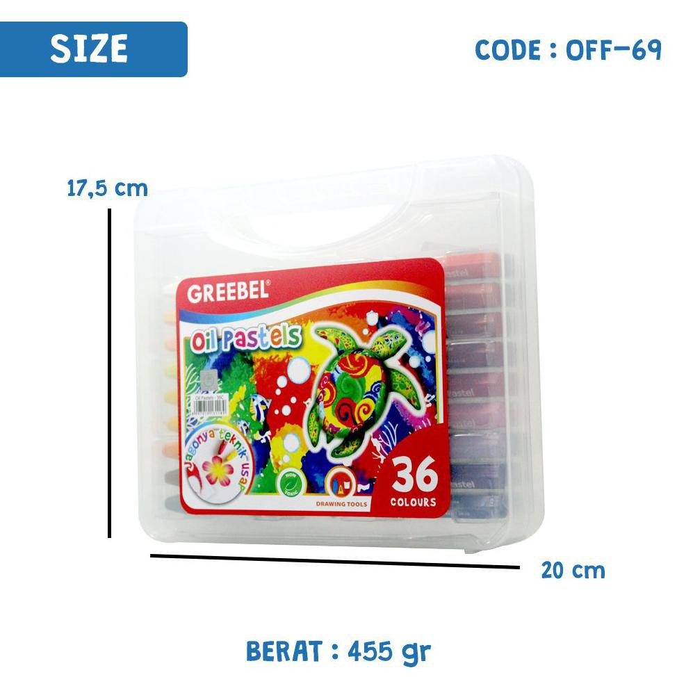 

Grebel 36 Warna Crayon Oil Pastel Set 36 Color alat kesenian - OFF-69