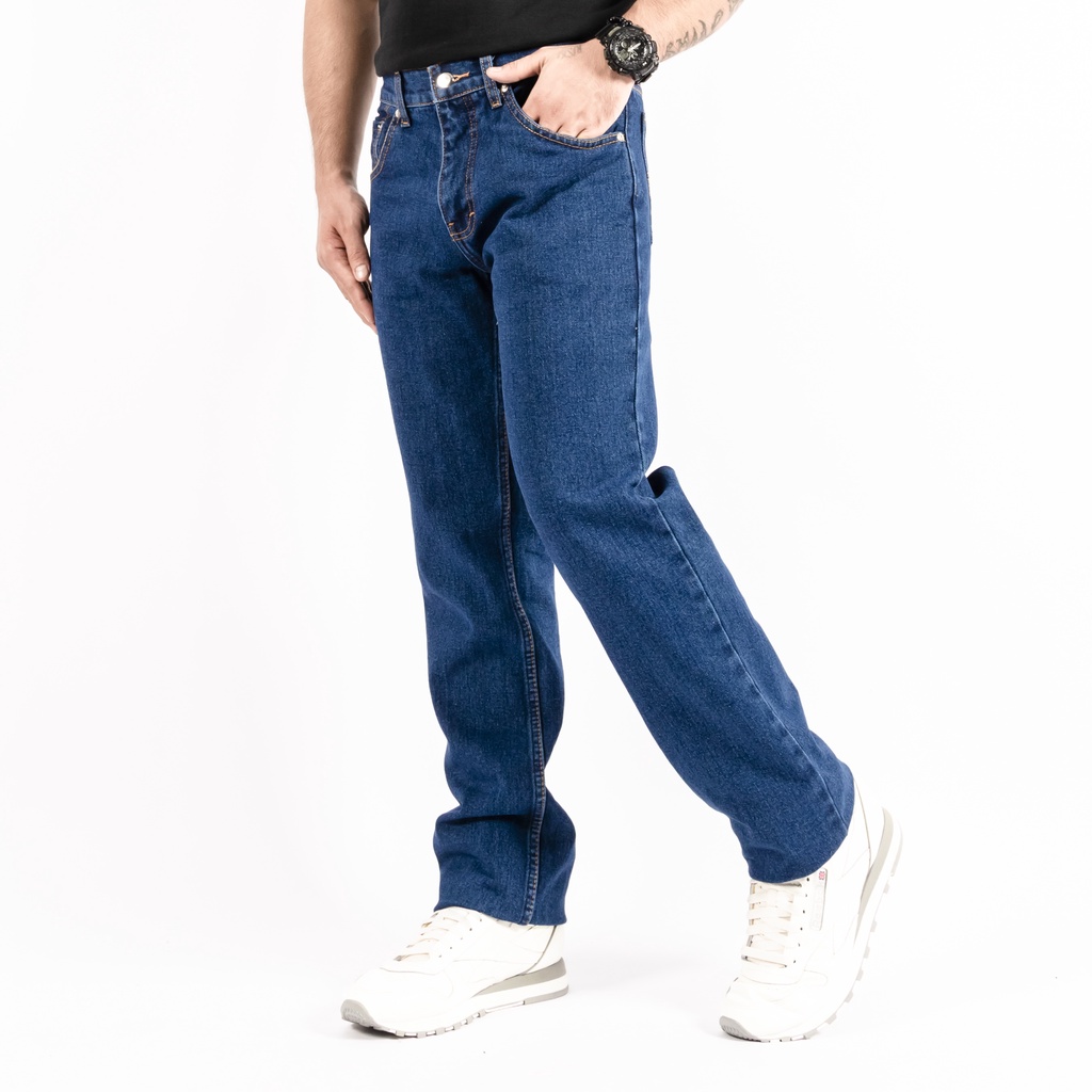 Gizmo Celana Jeans Reguler Blue Wash Jeans