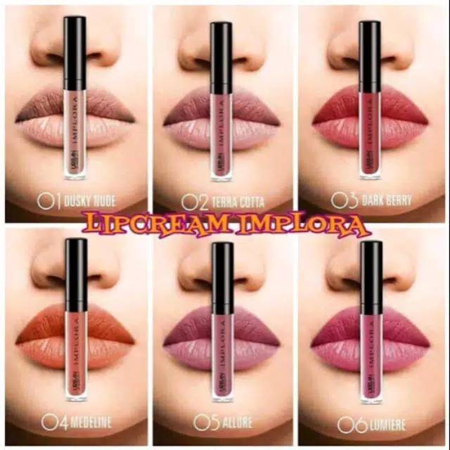 Implora Lip Cream  Matte BPOM