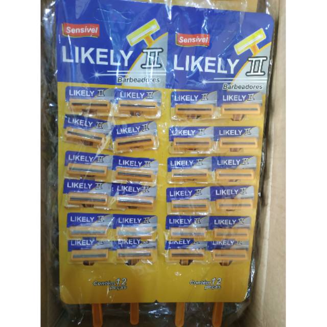 Gagang Cukur Kuning 2pisau