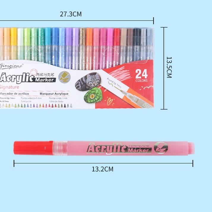 

⸨FoG ♚⸩ Giorgione Acrylic Marker Pen Set Spidol |Dijual murah