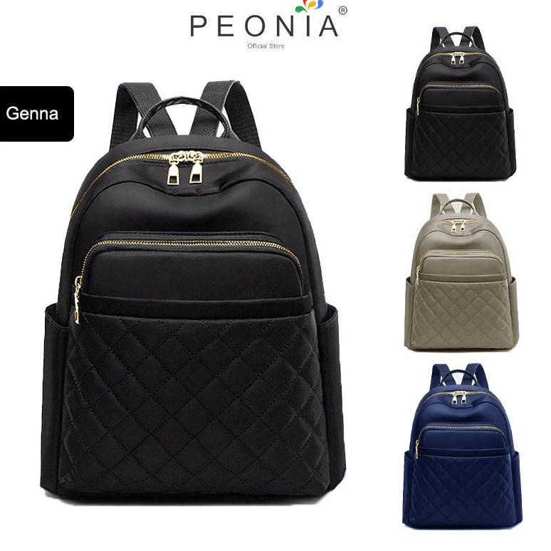 PGN.644884 ‣ PNA GENNA Ransel Korea Tas Wanita Punggung Import Kantor Kerja Sekolah Kuliah Outdoor T