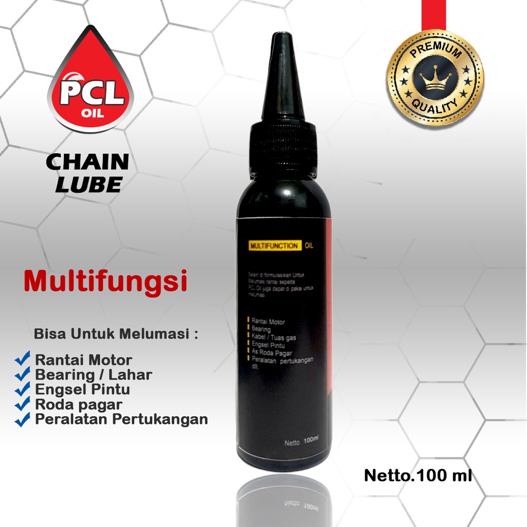 PCL chain Lube / Oli Rantai Sepeda / Oli rantai Motor 100ml premium