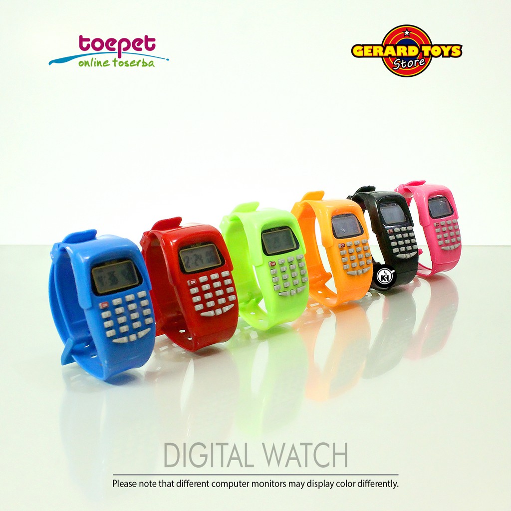 Jam Tangan Anak Digital Kalkulator Kotak MURAH KEREN