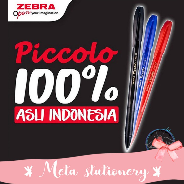 

Pulpen / Pen Piccolo Zebra 0.7mm