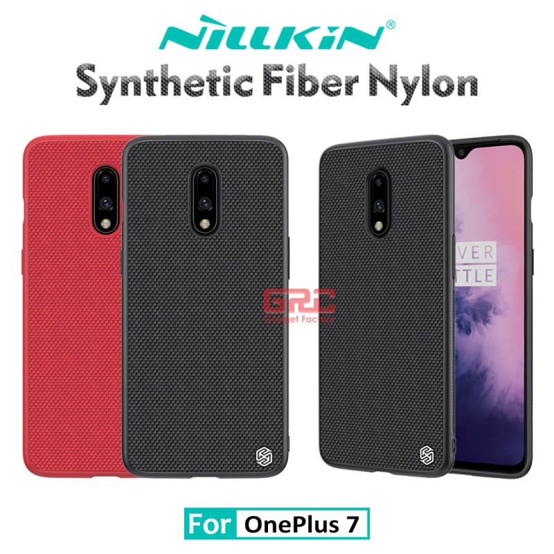 Hard Case Oneplus 7 Nillkin Textured Nylon Fiber Casing Original