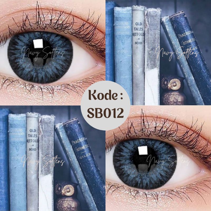 SB012 / Softlens Biru / Softlens Blue Natural / Softlens Barbie / Softlens Free Air / Softlens Murah